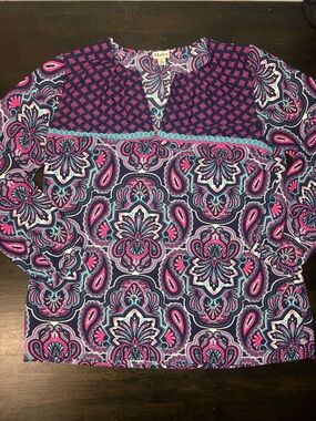 Paisley like patterned women’s blouse from Hatley